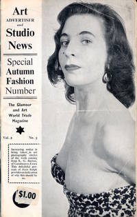 Art Advertiser and Studio News, Vol. 2 No. 5 (Vintage British adult magazine, 1959) by Gough, S.J. (ed.); H.A. Stephens (circulation); C.J. Offord (advertising); Ben Holloway, A. Soloway, Ltd. (distributors); Morris Bros (printers) - 1959