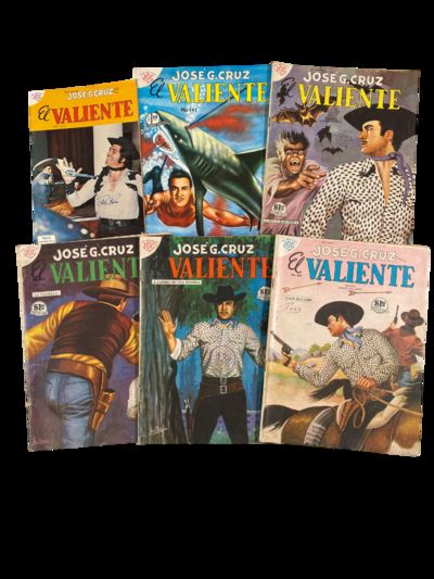 José Cruz Mexican Comic "El Valiente" Archive, 1961-65