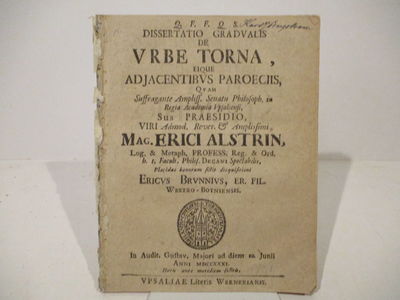 Dissertatio gradualis de urbe Torna, eique…