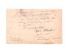 Signed note by Mohawk leader John...; (photo 0)
