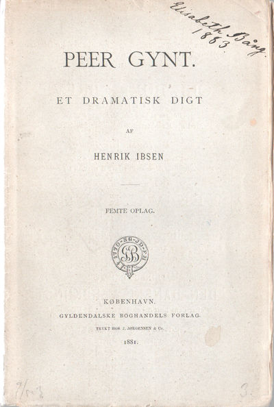 Peer Gynt. Et dramatisk digt