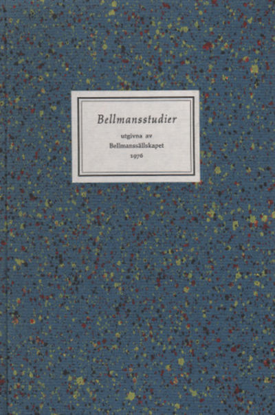 BELLMANSSTUDIER. Sjuttonde samlingen.