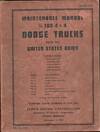 Maintenance Manual, 3/4 Ton 4x4 Dodge Trucks built for United States Army, TM 10-1531