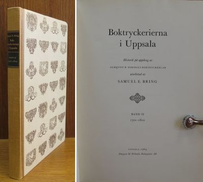 Boktryckerierna i Uppsala.  Band II. 1701-1810.…