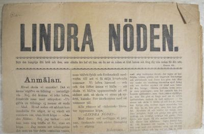 Lindra nöden.