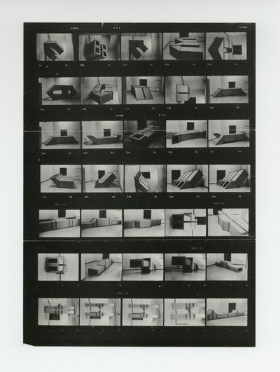 Exhibition flyer: Posenenske: "Serie DW" (5 December 1967-2 January 1968)
