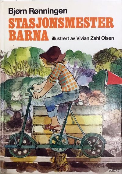 Stasjonsmester-barna. Illustrert av Vivian Zahl…
