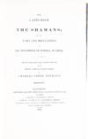 The Catechism of the Shamans [Buddhism]; or The Laws and Regulations of the Priesthood of Buddha, in China