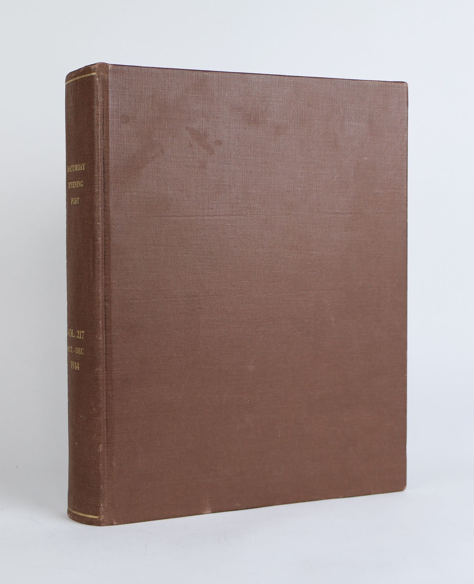 THE SATURDAY EVENING POST VOLUME 217 (OCTOBER - DE