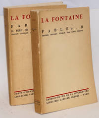 Fables - I, II la fable, des origines a La Fontaine; edition critique etablie par Louis Moland [2 vols, pair]