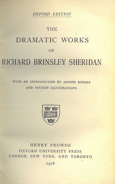 The dramatic works of (...). With an introduction…