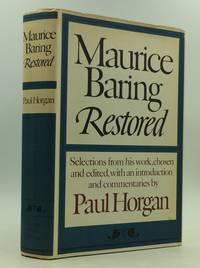 MAURICE BARING RESTORED by ed Paul Horgan
- 1st Edition
- 1970
- from Kubik Fine Books Ltd, ABAA (SKU: 160866)