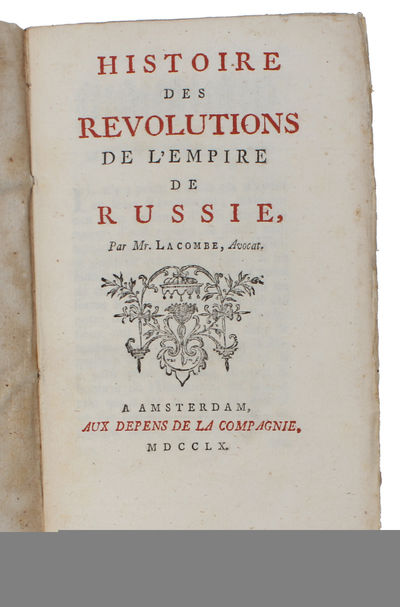 Histoire des révolutions de l'Empire de Russie. (photo 2)