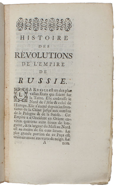 Histoire des révolutions de l'Empire de Russie. (photo 3)