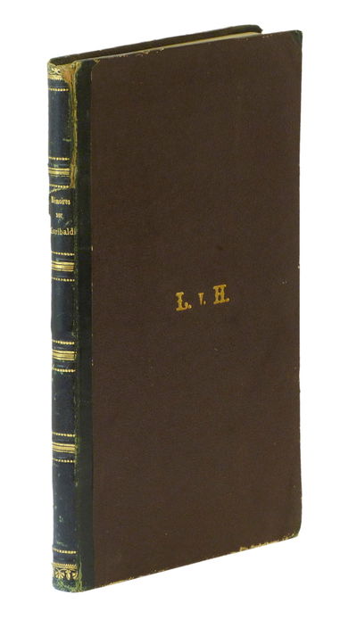 Mémoires sur J. Garibaldi.