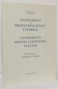 Glossarium till medeltidslatinet i Sverige.…