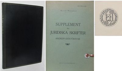 I. Supplement till juridiska skrifter. Angrepp…