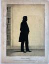 SILHOUETTE LITHOGRAPH OF SILAS WRIGHT, PROMINENT NEW YORK POLITICIAN, "FROM LIFE BY WM. H. BROWN. LITH. OF E.R. & E.C. KELLOGG.