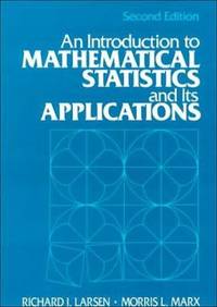 cover of An Introduction to Mathematical Statistics and Its Applications