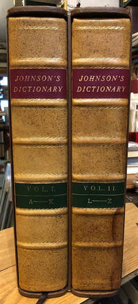 image of A Dictionary of the English Language : In which the Words are deduced from their Originals and Illustrated in their Different Significations by Examples ... of the Language and An English Grammar. In two volumes
