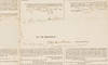Four Language Passport for the Whaling Ship Caledonia, Signed by Andrew Jackson as President and Martin Van Buren as Secretary of State