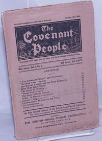 cover of The Covenant People, Identifying Israel (apart from the Jews) with the British and Anglo-Saxon Race. New Series Vol. 1, No. 2 (January 15th, 1921)