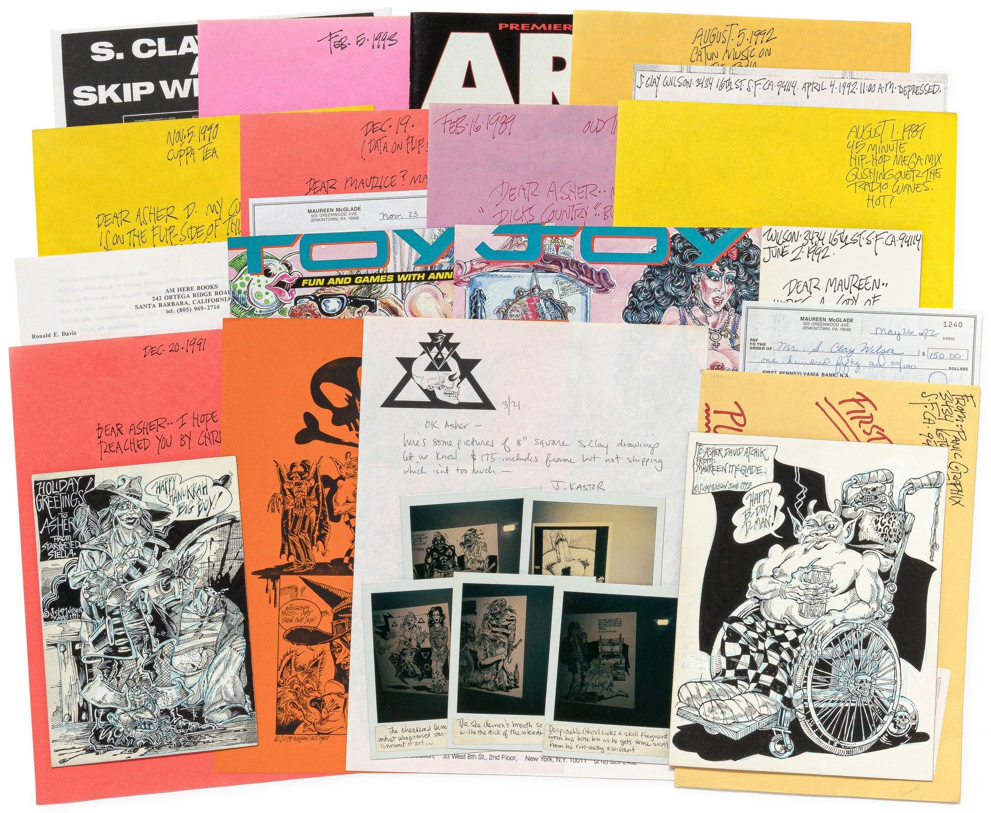 Two Original Drawings of The Checkered Demon and Star-Eyed Stella ...