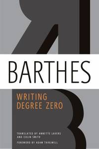 cover of Writing Degree Zero