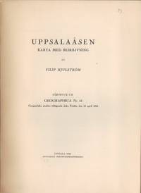 Uppsalaåsen. Karta med beskrivning.