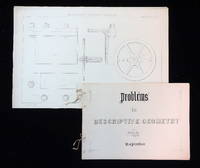 Student Work - Problems in Descriptive Geometry drawn by W. A. Prentiss - Massachusetts Institute of Technology (MIT)