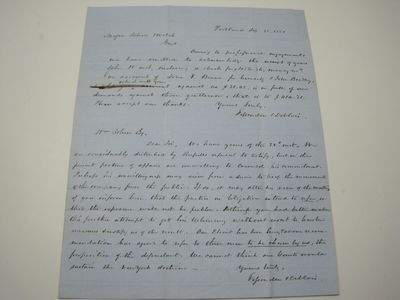 ALS from the Law Firm of Fessenden & Deblois 1851