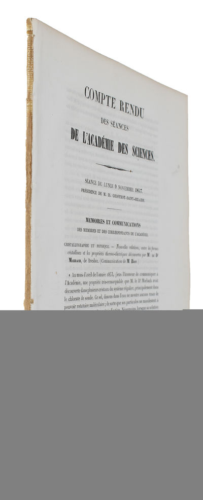 Note sur le rapport de l'intensité et de la…