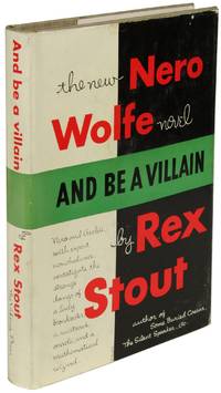 AND BE A VILLAIN by Stout, Rex - 1948