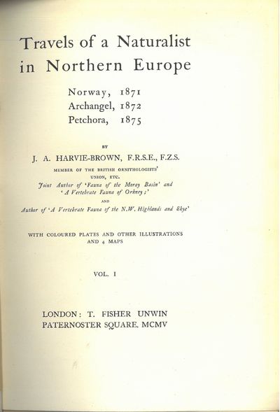 Travels of a naturalist i northern Europe. Norway…