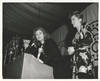 GREER GARSON PRESENTED WITH BEST ACTRESS OSCAR BY JOAN FONTAINE (1943) Photo