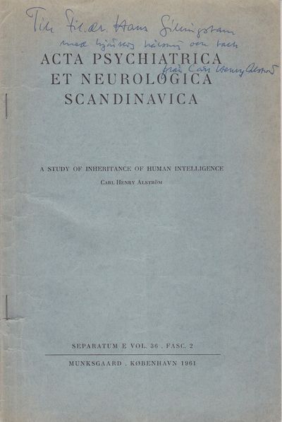 A study of inheritance of human intelligence.…