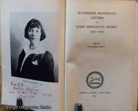 Katherine Mansfield's Letters to John Middleton Murry, 1913-1922 by Katherine; John Middleton Murry (Edited by) Mansfield - First American Edition - 1951 - from Ultramarine Books (SKU: 005155)