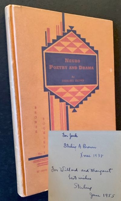 Washington, D.C.: The Associates in Negro Folk Education, 1937. Decorative Boards. Near Fine. INSCRI...