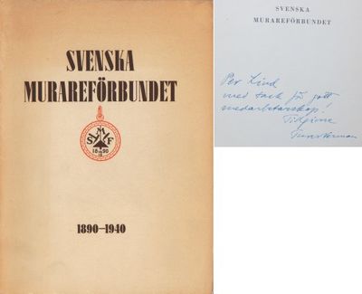 Svenska Murareförbundet 1890-1940.