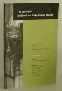 image of Journal of Medieval and Early Modern Studies, Volume 32, Number 2, Spring 2002; Open-Topic Issue