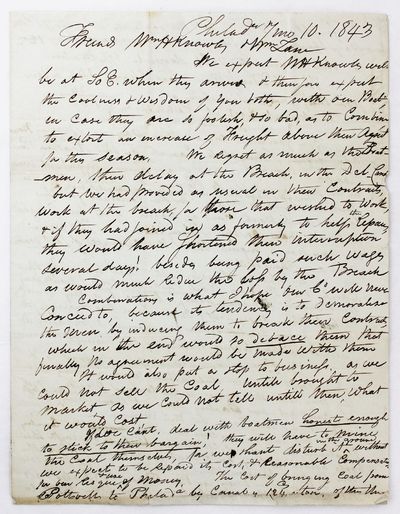 [Autograph Letter, Signed, from the...