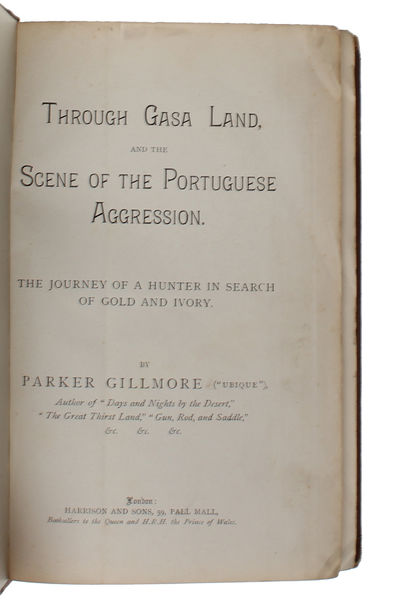 Through Gasa Land, and the Scene of the Portuguese Agression. The Journey of a Hunter in Search of Gold and Ivory. (photo 3)