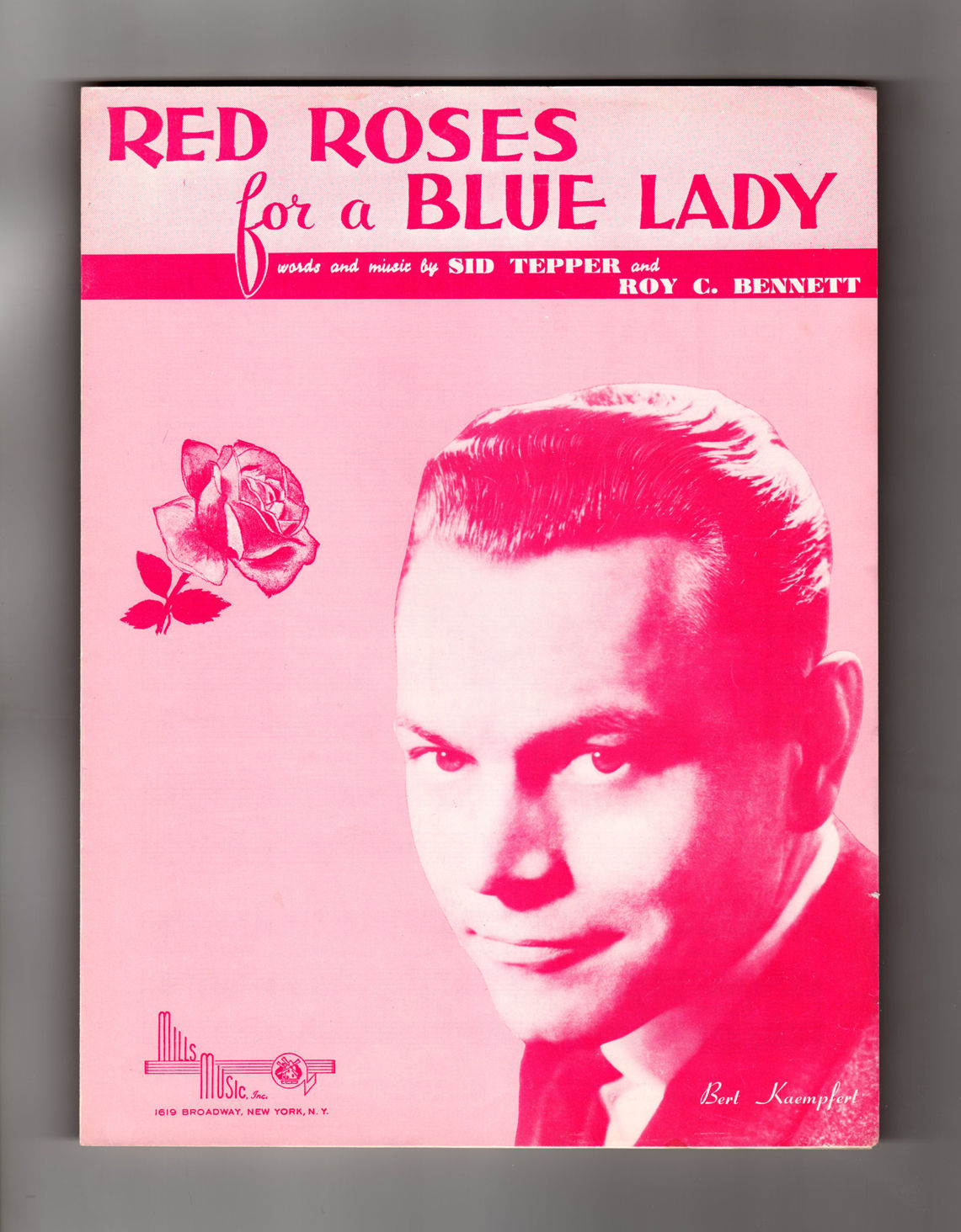 BIBLIO Red Roses For A Blue Lady. 1948 Vintage Sheet Music. Sid