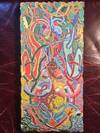 Celtic Knot Ceramic Print Block 8" x 15" Hand Illuminated
