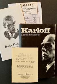 Karloff: The Life of Boris Karloff (Review Copy -- With Ephemera)