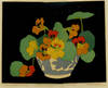 Nasturtiums (woodcut)
