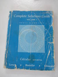 Calculus : Instructor's Solutions Guide