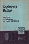 Proceedings Of Conferences On Land Surveying January 14-15, 1953 January  15-16 1954 January 21-22, 1955 January 20-21, 1956 January 18-19, 1957