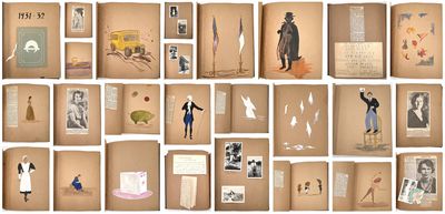 Scrap Book of Women's Organization "Philathea Class" Organized and Illustrated by Young Woman named "Betty