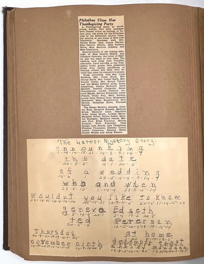 Scrap Book of Women's Organization...; (photo 26)